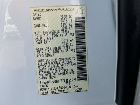 Used 2013 Nissan Frontier SL w/ Moonroof Pkg AWD/4WD image 25