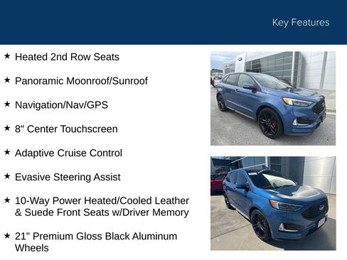 Certified 2019 Ford Edge ST w/ Equipment Group 401A AWD/4WD image 35
