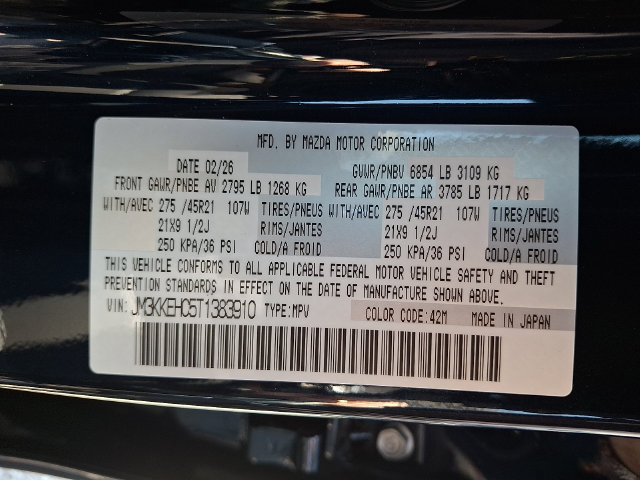 New 2026 MAZDA CX-90 3.3 Turbo S w/ Premium Plus AWD/4WD image 16