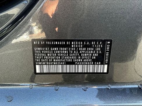 New 2026 Volkswagen Jetta S image 8