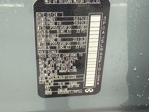 New 2025 INFINITI QX55 Sensory w/ Lighting Package image 19