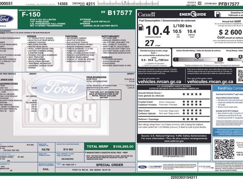 Certified 2023 Ford F150 Limited AWD/4WD image 35