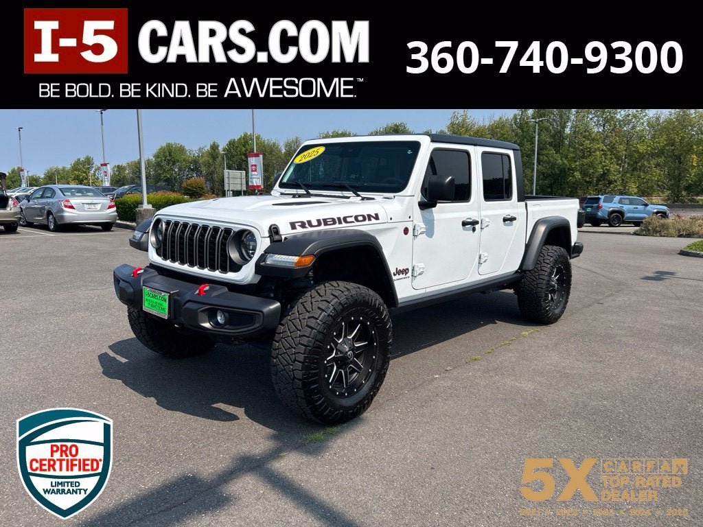 Used 2025 Jeep Gladiator Rubicon w/ Convenience Group AWD/4WD image 1