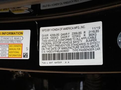 Used 2020 Honda Accord EX image 29