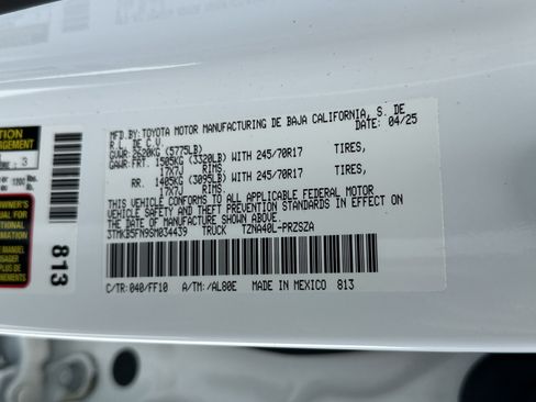 Certified 2025 Toyota Tacoma SR5 RWD image 35