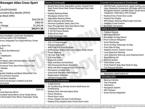 Used 2023 Volkswagen Atlas Cross Sport SEL image 6