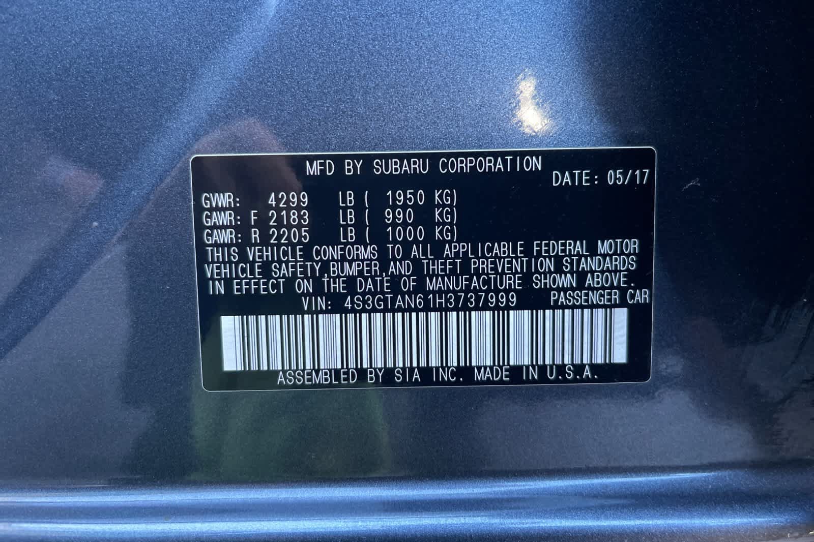 Used 2017 Subaru Impreza 2.0i Limited AWD/4WD image 16