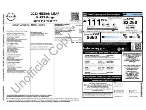 Used 2023 Nissan Leaf S image 11