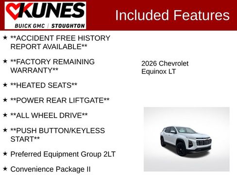 Used 2026 Chevrolet Equinox LT AWD/4WD image 3