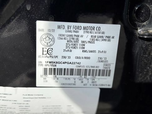 Used 2023 Ford Explorer ST w/ Technology Package AWD/4WD image 27