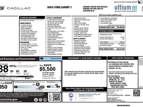 Used 2024 Cadillac Lyriq Luxury RWD image 4
