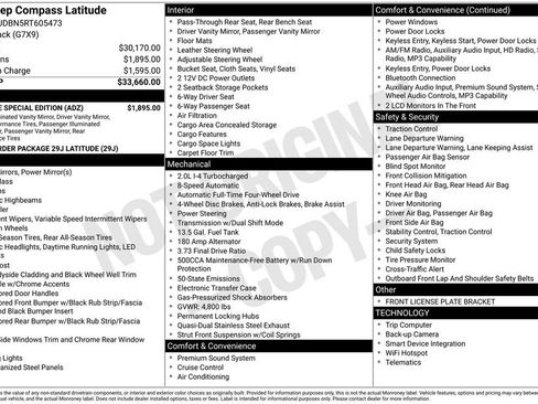 Used 2024 Jeep Compass Latitude w/ Altitude Special Edition AWD/4WD image 28