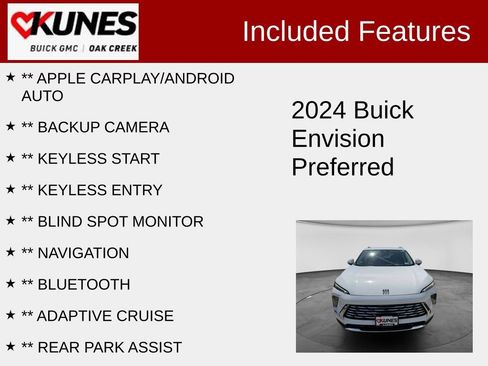 Used 2024 Buick Envision Preferred AWD/4WD image 2