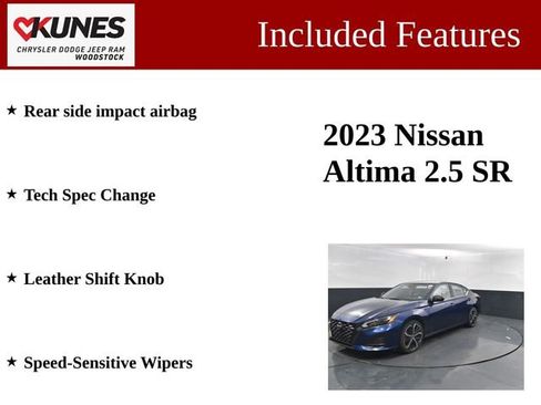 Used 2023 Nissan Altima 2.5 SR image 3