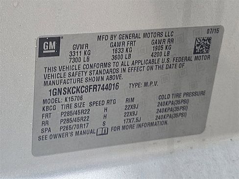 Used 2015 Chevrolet Tahoe LTZ image 38