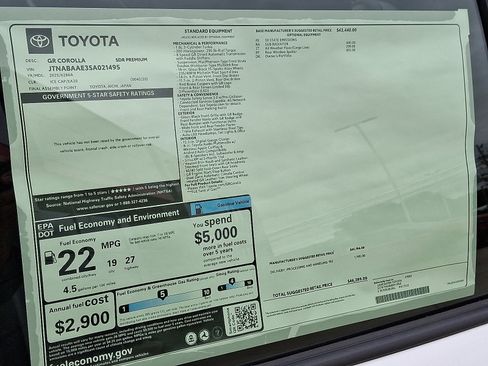 New 2025 Toyota Corolla GR image 7