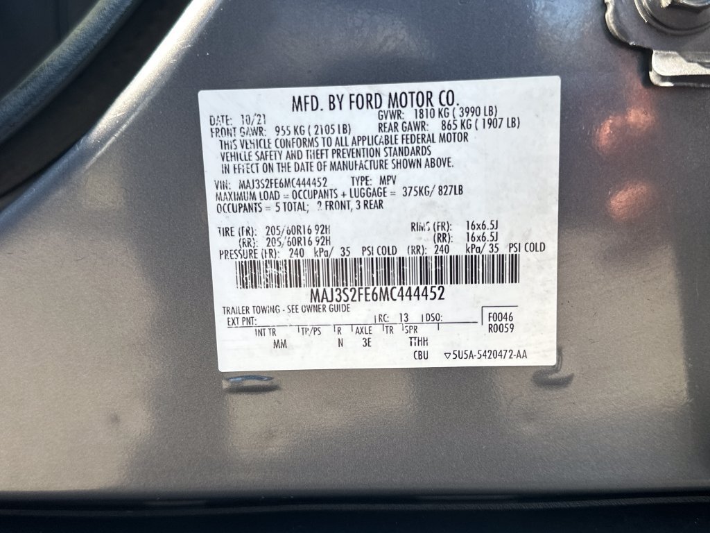 Used 2021 Ford EcoSport S FWD image 36