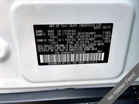 Used 2017 Subaru Outback 2.5i AWD/4WD image 27