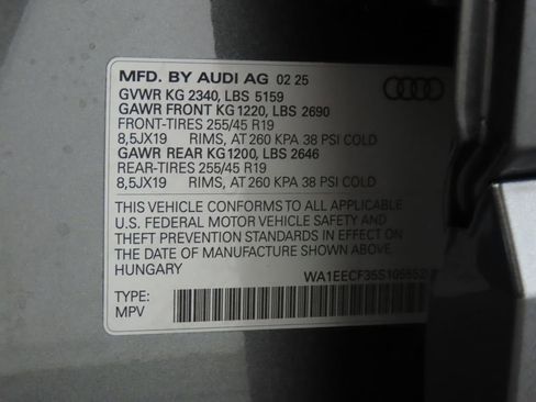 Used 2025 Audi Q3 2.0T Premium Plus w/ Premium Plus Package image 33