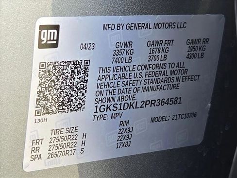 Used 2023 GMC Yukon Denali w/ Advanced Technology Package image 15