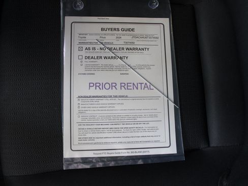 Used 2026 Toyota Prius LE w/ Protection Package #3 (TMS) FWD image 48