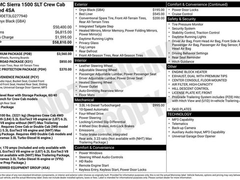 Used 2020 GMC Sierra 1500 SLT w/ SLT Premium Package AWD/4WD image 2