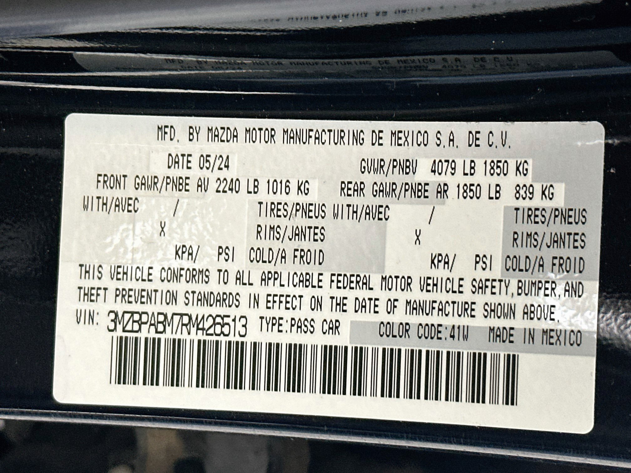 Used 2024 MAZDA MAZDA3 s FWD image 12