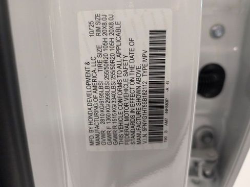 New 2025 Honda Pilot Touring image 40