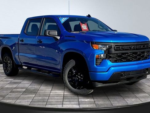 New 2026 Chevrolet Silverado 1500 Custom w/ Turbomax Blackout Package AWD/4WD image 2