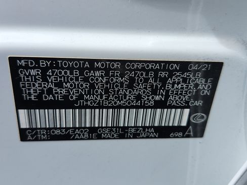 Used 2021 Lexus IS 350 F Sport image 29