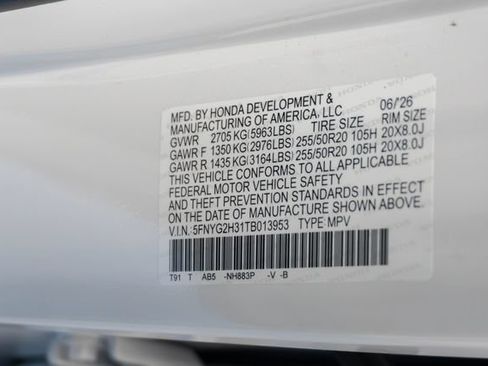 New 2026 Honda Pilot Sport image 31
