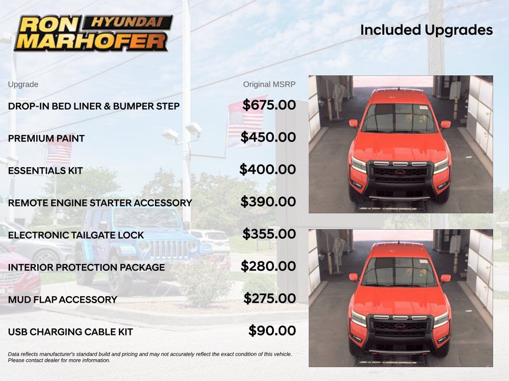 Used 2025 Nissan Frontier PRO-4X w/ Interior Protection Package AWD/4WD image 6