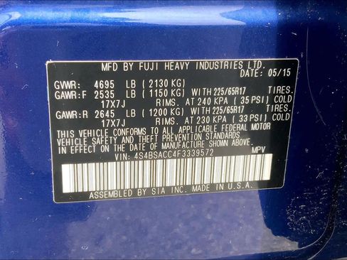 Used 2015 Subaru Outback 2.5i Premium image 37