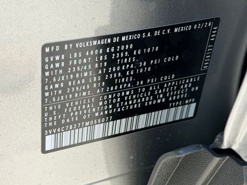 New 2026 Volkswagen Taos SEL AWD/4WD image 20