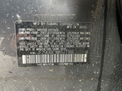 Used 2021 Subaru Forester Sport w/ Popular Package #2 image 10