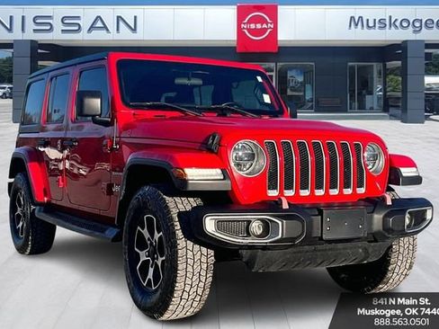 Used 2018 Jeep Wrangler Unlimited Sahara w/ LED Lighting Group image 1