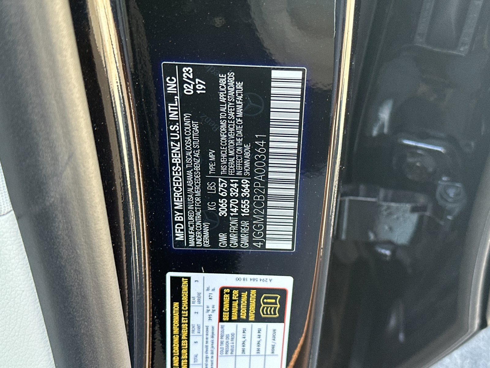 Certified 2023 Mercedes-Benz EQE 500 4MATIC SUV image 36