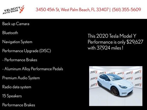 Used 2020 Tesla Model Y Performance AWD/4WD image 26