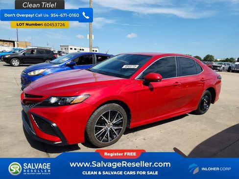 Used 2021 Toyota Camry SE FWD image 1