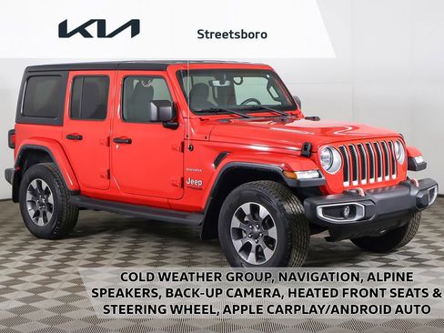 Used 2022 Jeep Wrangler Unlimited Sahara w/ Cold Weather Group AWD/4WD image 1