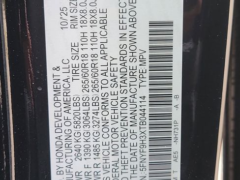 New 2026 Honda Passport RTL image 32