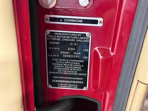 Used 1988 Rolls-Royce Corniche II image 28