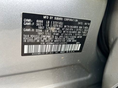 Used 2019 Subaru Ascent Premium w/ Popular Package #2A AWD/4WD image 36