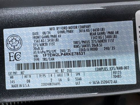 Used 2024 Ford F150 STX w/ STX Black Appearance Package AWD/4WD image 26