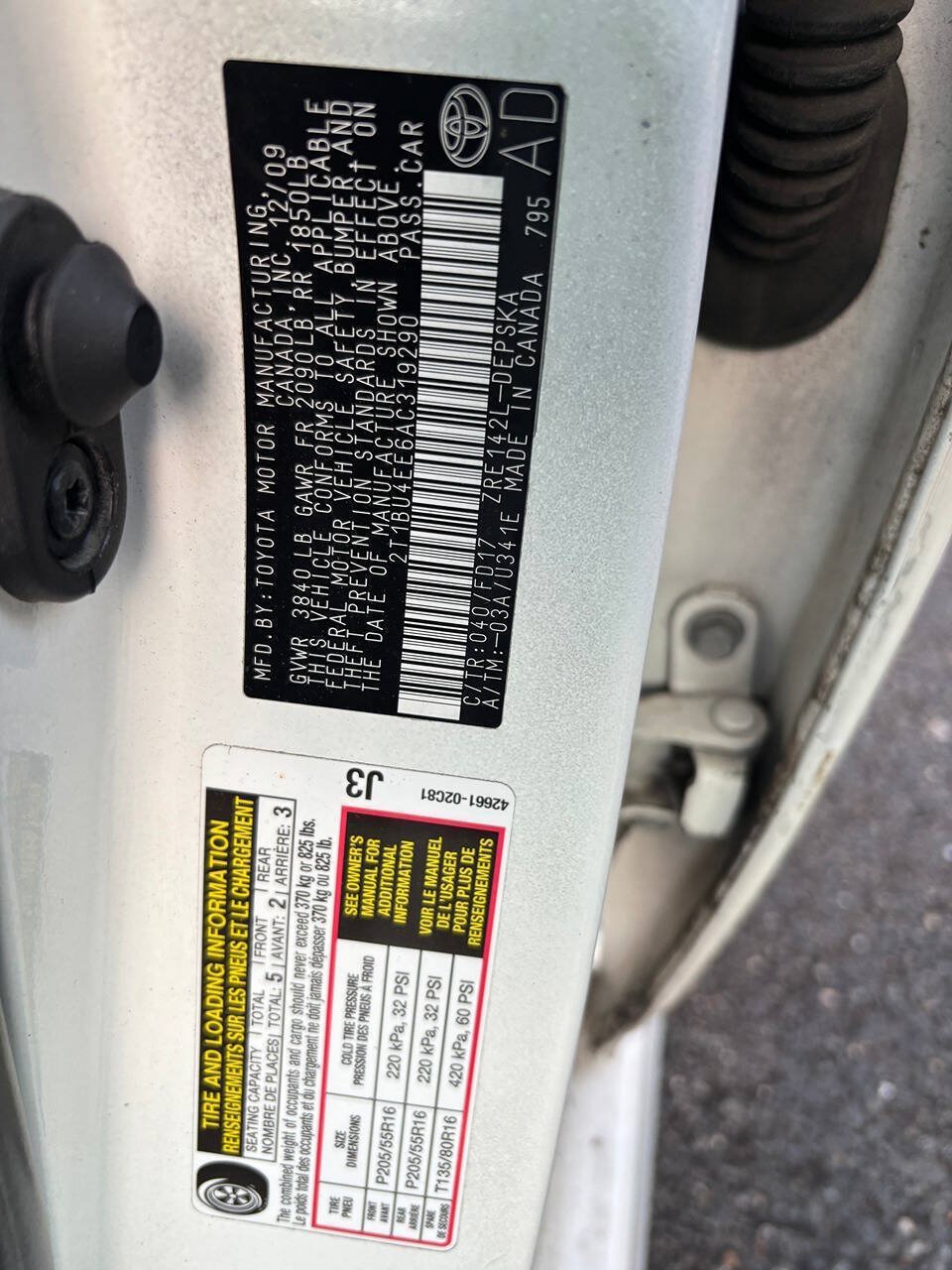 Used 2010 Toyota Corolla S w/ S EVP Pkg #3 FWD image 10
