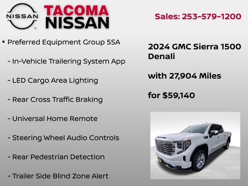 Used 2024 GMC Sierra 1500 Denali w/ Technology Package image 20