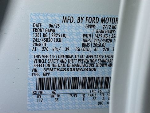 New 2025 Ford Mustang Mach-E GT w/ Interior Protection Package AWD/4WD image 17