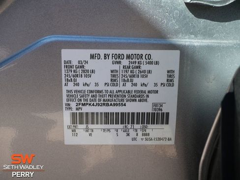 Certified 2024 Ford Edge SEL image 28