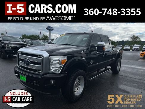 Used 2016 Ford F350 Platinum w/ Platinum Package AWD/4WD image 1