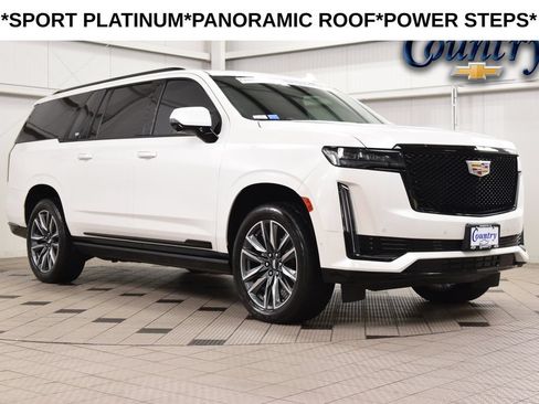 Used 2023 Cadillac Escalade ESV Sport Platinum w/ Heavy-Duty Trailer Package AWD/4WD image 1